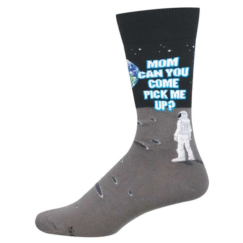Please, Mom! | Men | Black - socks - Socksmith