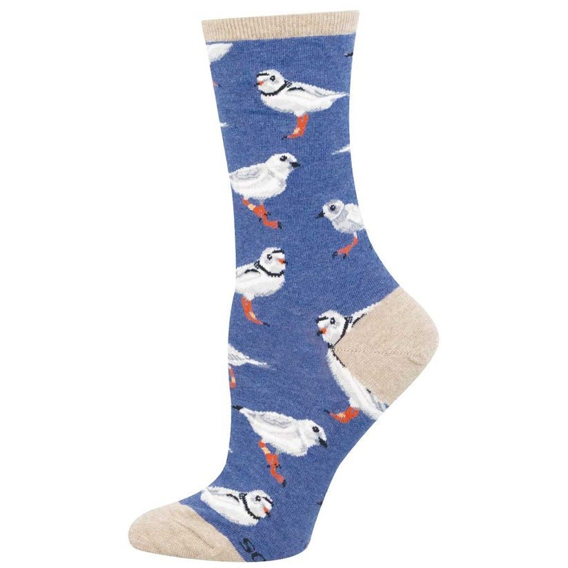 Plover Society | Women | Blue Heather - socks - Socksmith