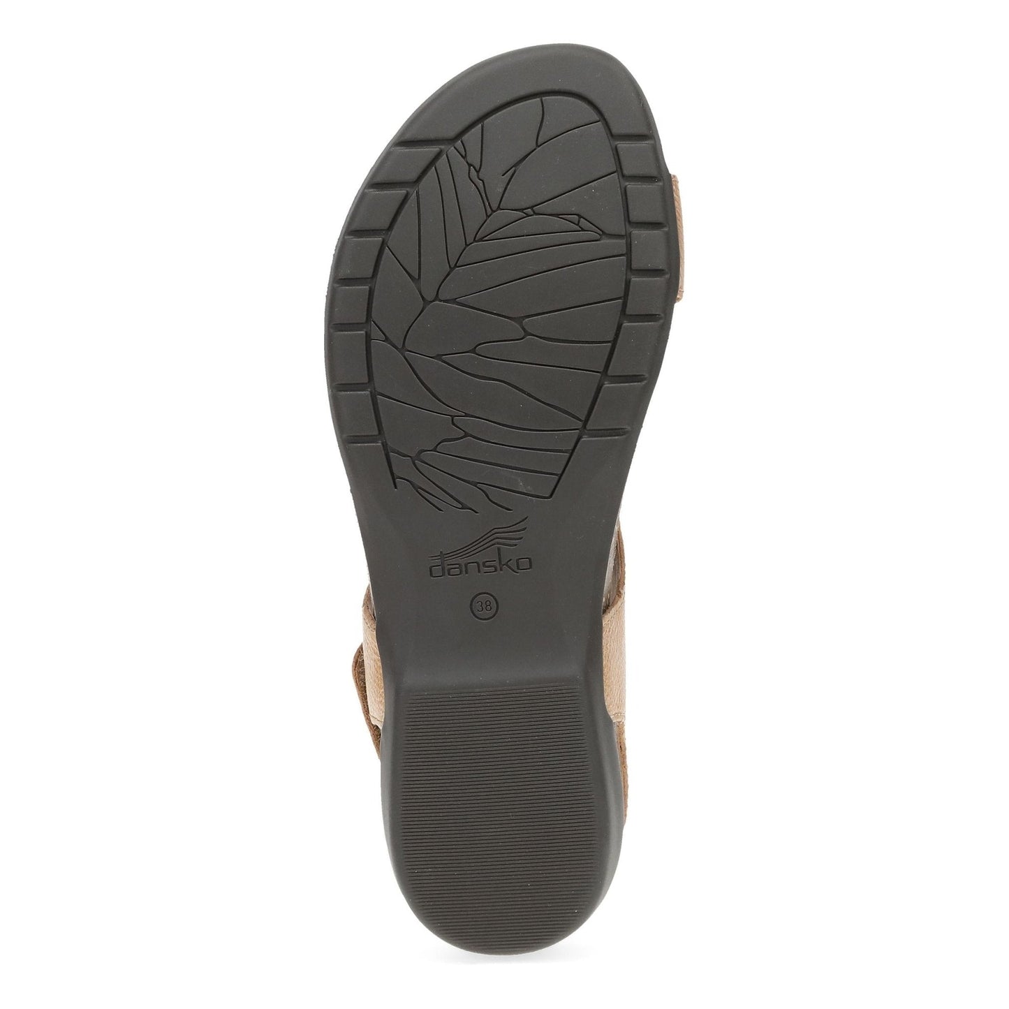 Reece | Waxy Burnished | Black - sandals - Dansko