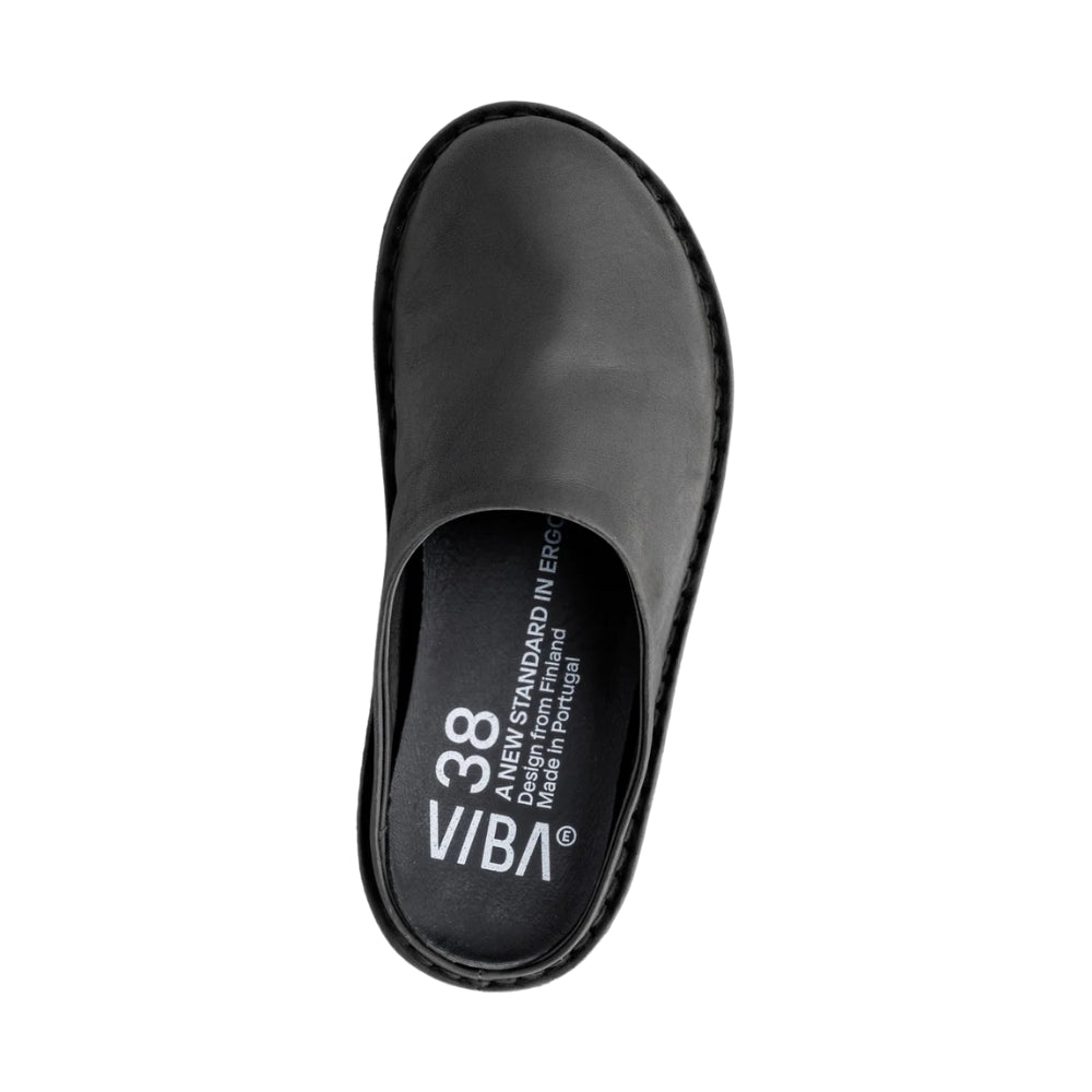 Roma | Leather | Preto Black - clog - VIBAe