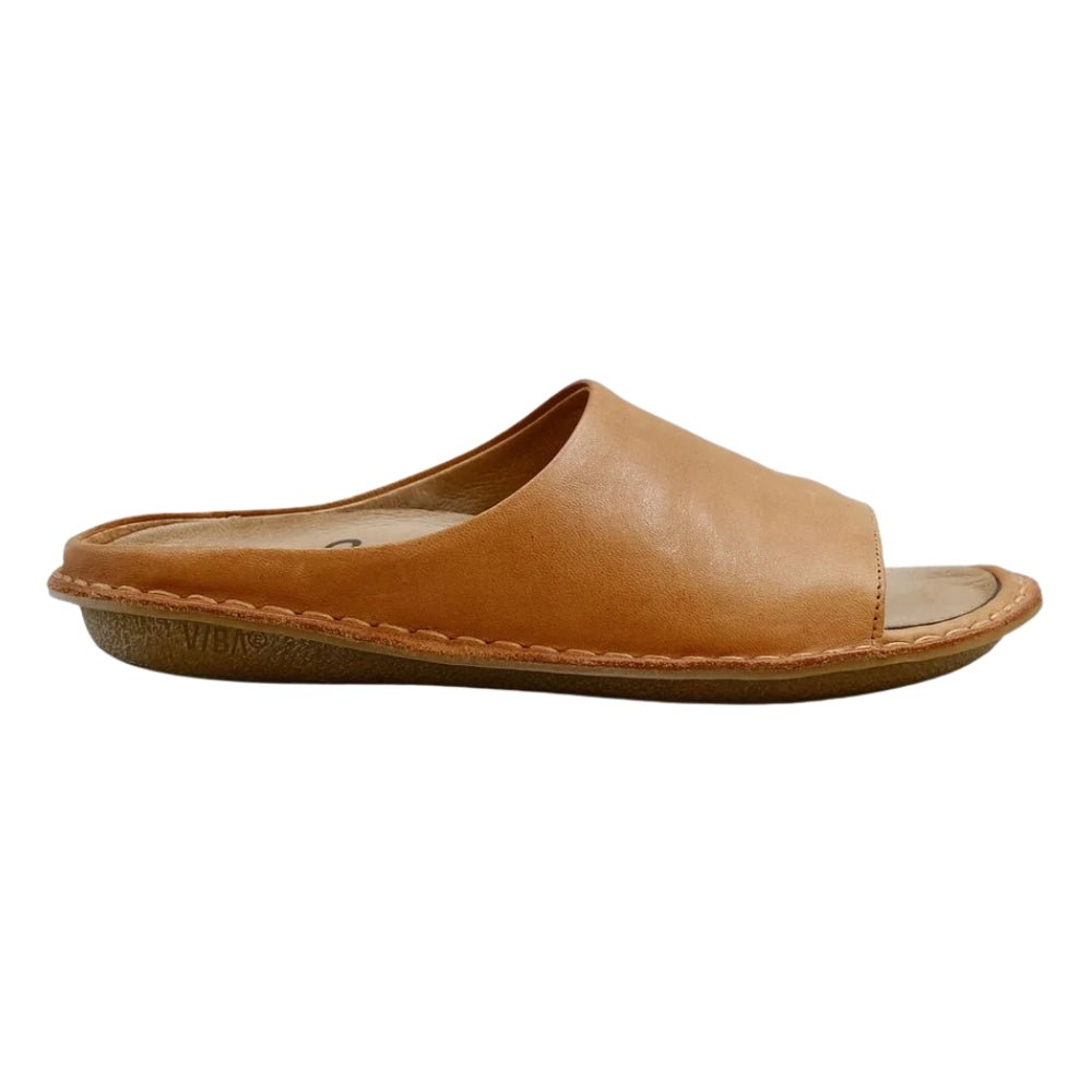 Saint Tropez | Leather | Fawn Tan - sandals - VIBAe