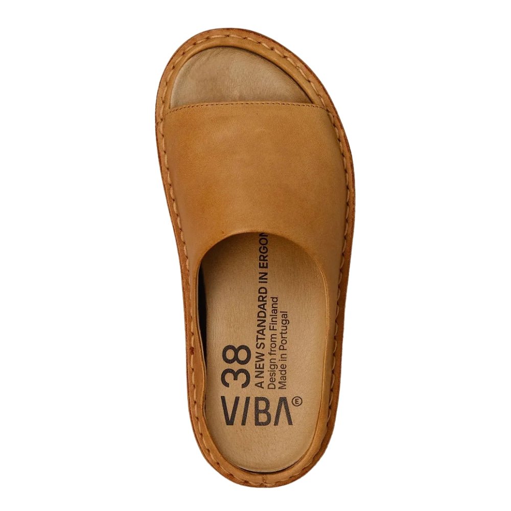 Saint Tropez | Leather | Fawn Tan - sandals - VIBAe