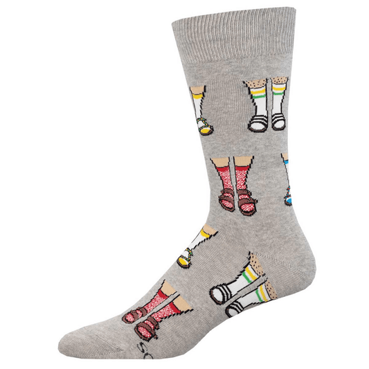 Socks And Sandals | Men | Light Gray Heather - Socks - Socksmith