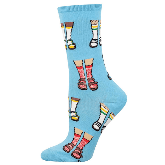 Socks And Sandals | Women | Blue - Socks - Socksmith