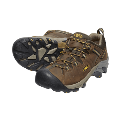 Targhee II Waterproof | Men's | Leather | Cascade Brown/Golden Yellow - Shoe - Keen
