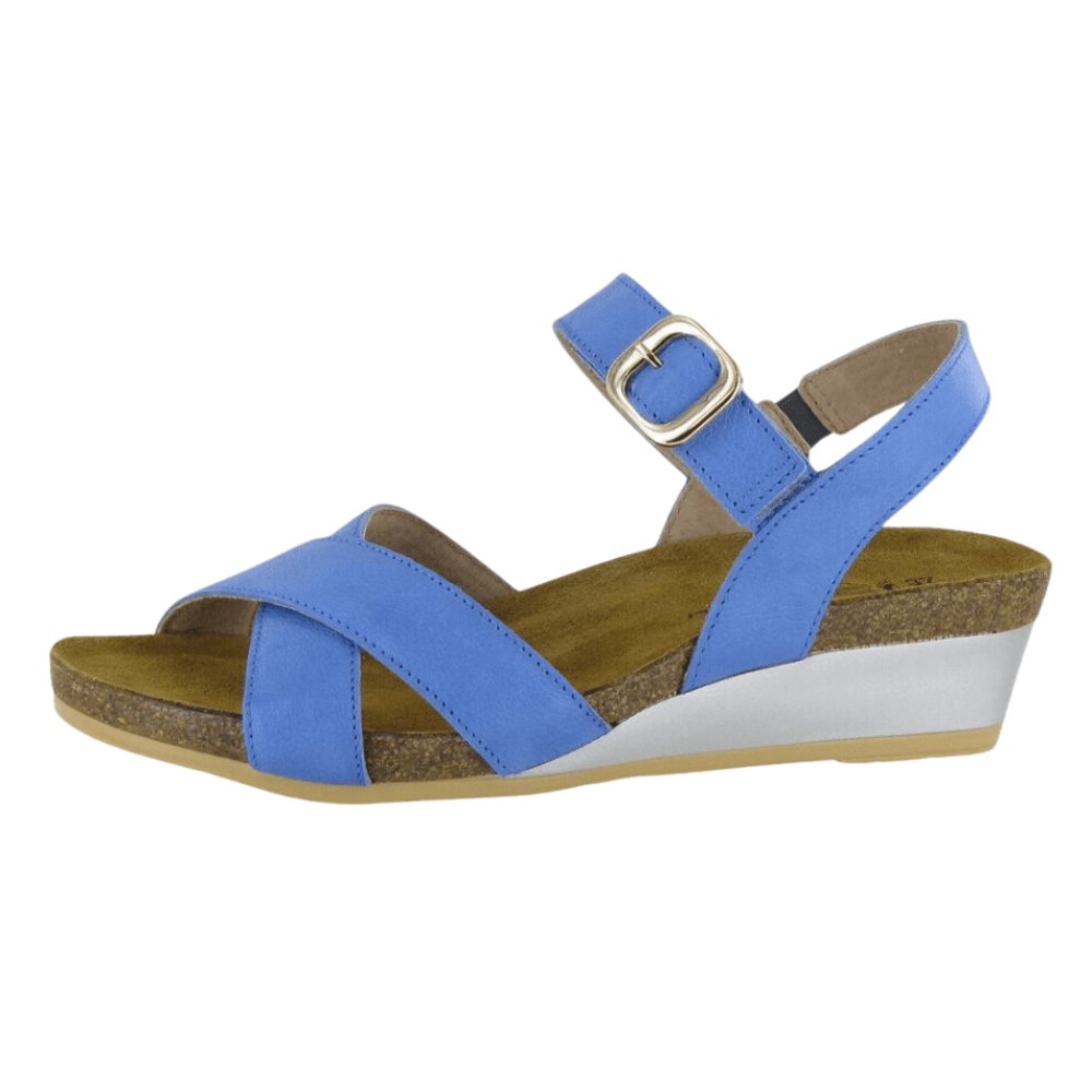 Throne | Leather | Sapphire Blue - Sandals - Naot