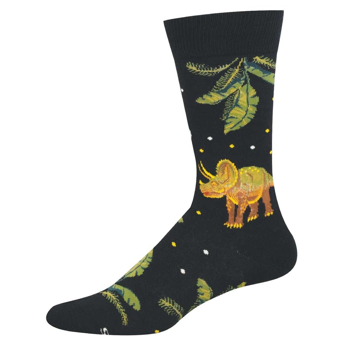 Triceratops | Men | Black - socks - Socksmith