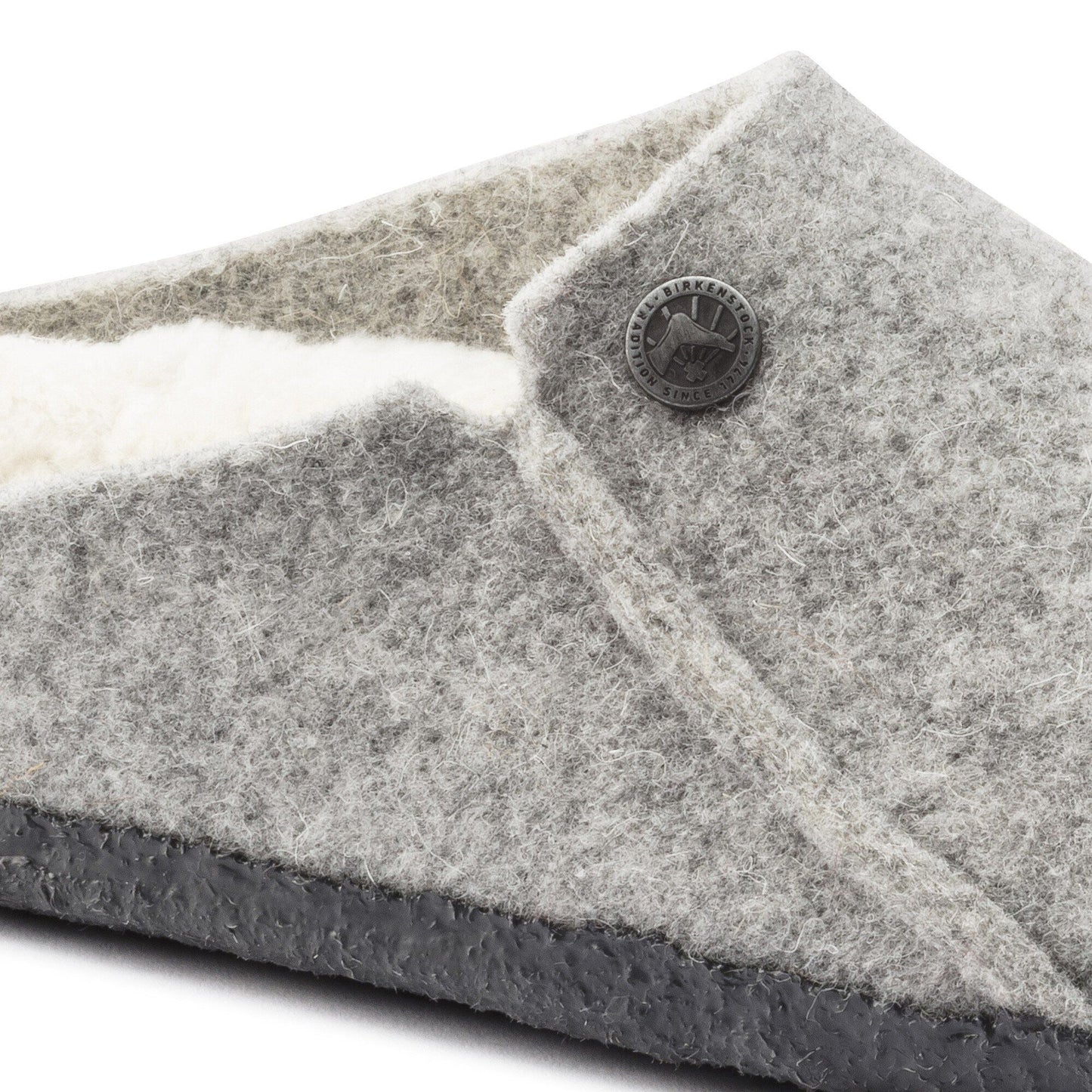 Zermatt Shearling | Wool/Felt | Light Gray - Slipper - Birkenstock