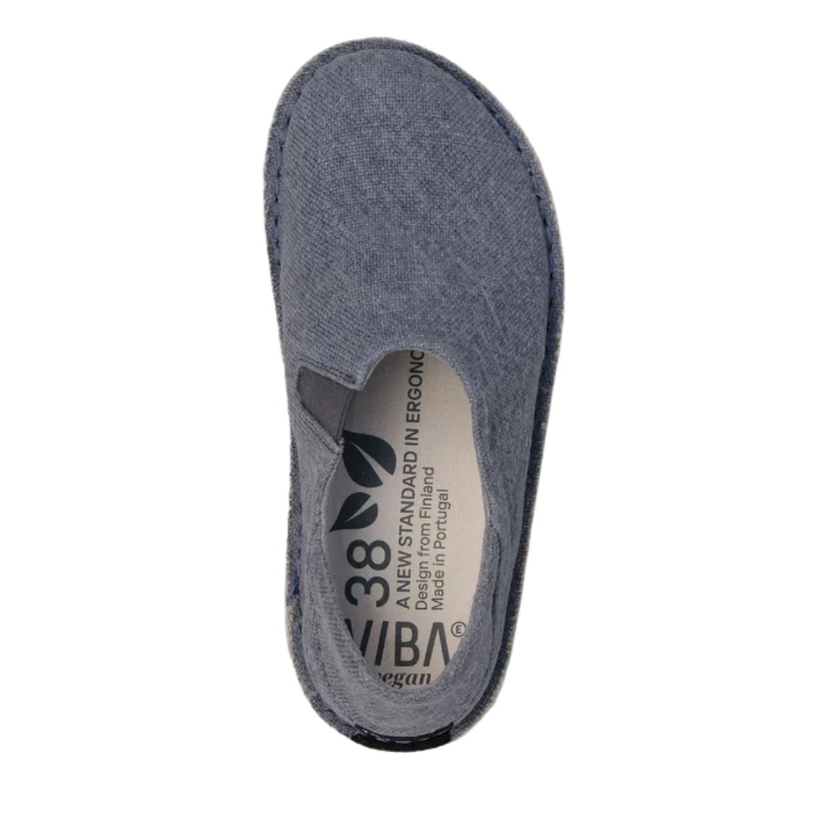 Zuma | Vegan | Linen | Pacific Blue - shoe - VIBAe