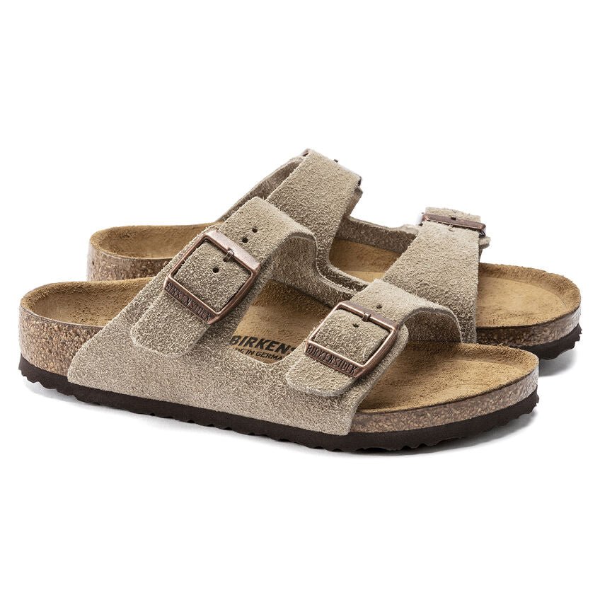 Arizona | Kids | Suede | Taupe - Sandals - Birkenstock