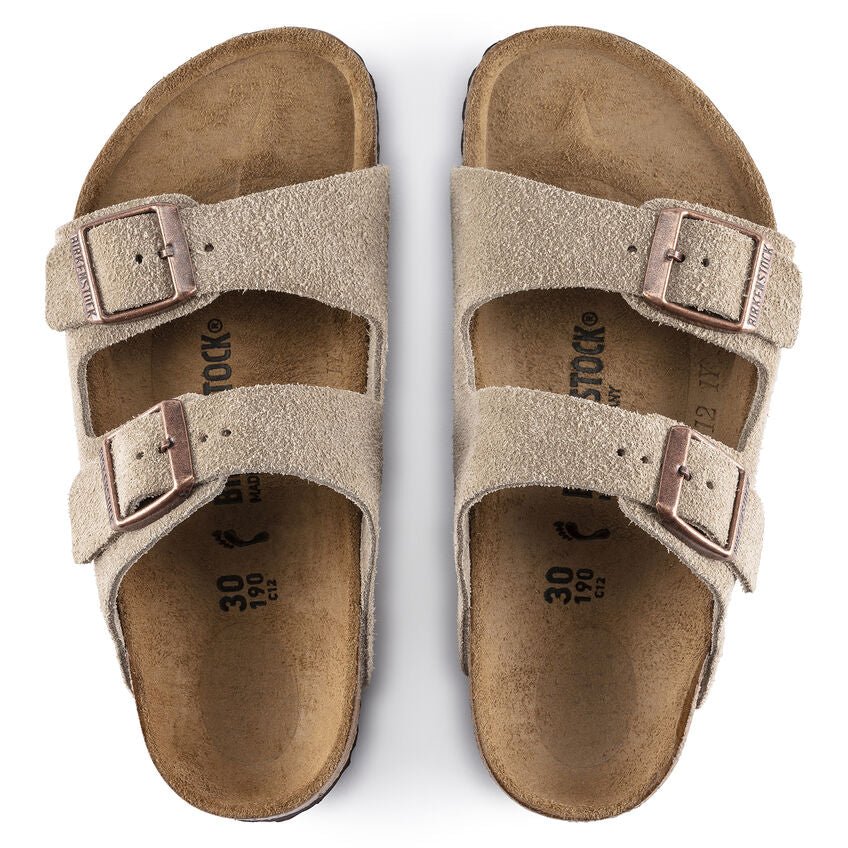 Arizona | Kids | Suede | Taupe - Sandals - Birkenstock