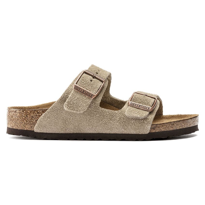 Arizona | Kids | Suede | Taupe - Sandals - Birkenstock