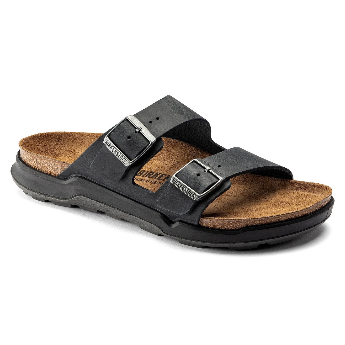 Arizona Rugged | Oiled Leather | Black - Sandals - Birkenstock