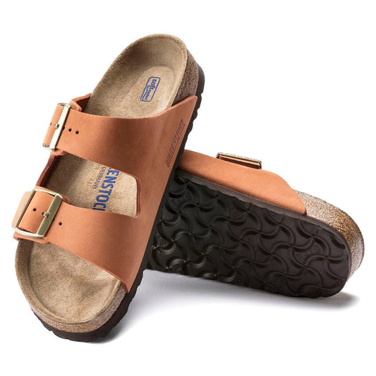 Arizona | Soft Footbed | Nubuck | Pecan - Sandals - Birkenstock