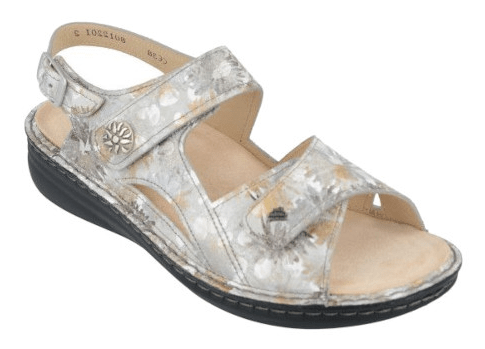 Barbuda Mellow Soft | Argento Iris - Sandals - Finn Comfort