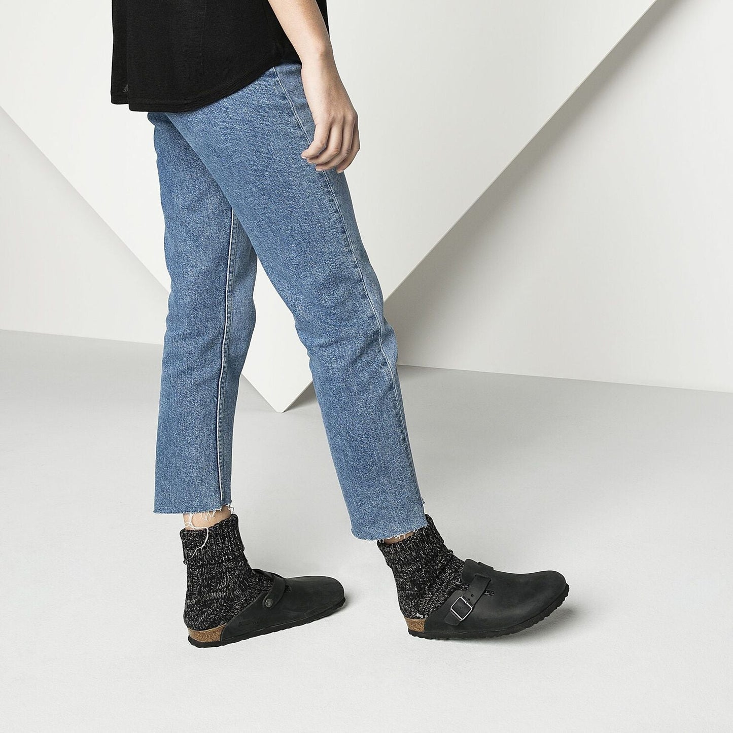 Boston | Oiled Leather | Black - clog - Birkenstock