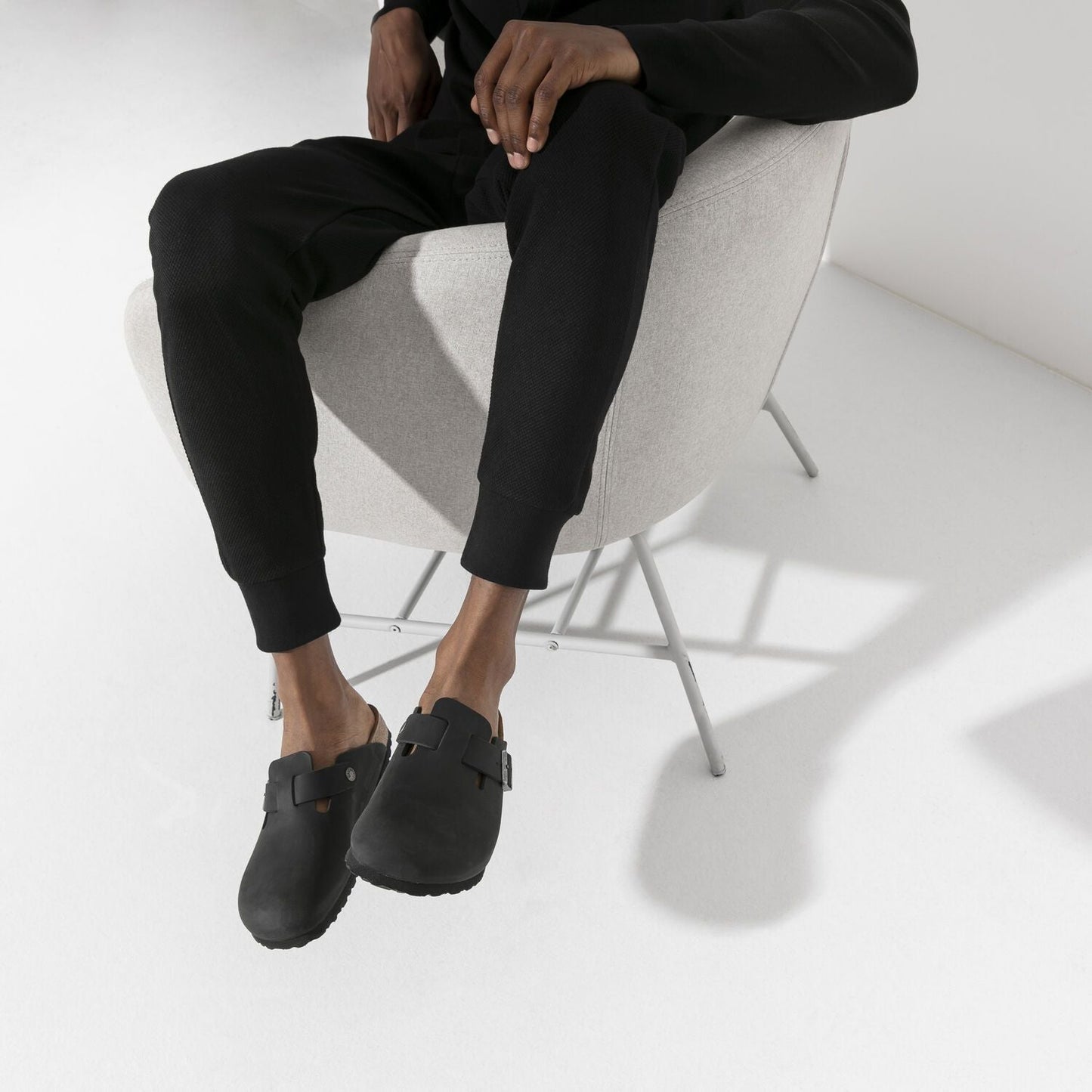 Boston | Oiled Leather | Black - clog - Birkenstock