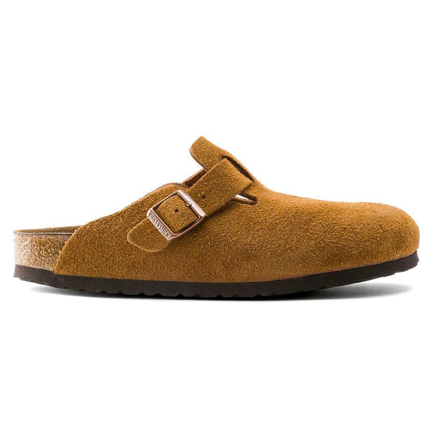 Boston | Soft Footbed | Suede | Mink - Clog - Birkenstock