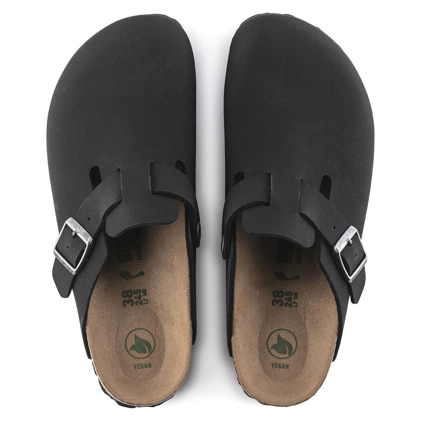 Boston | Vegan | Birkibuc | Black - Clog - Birkenstock