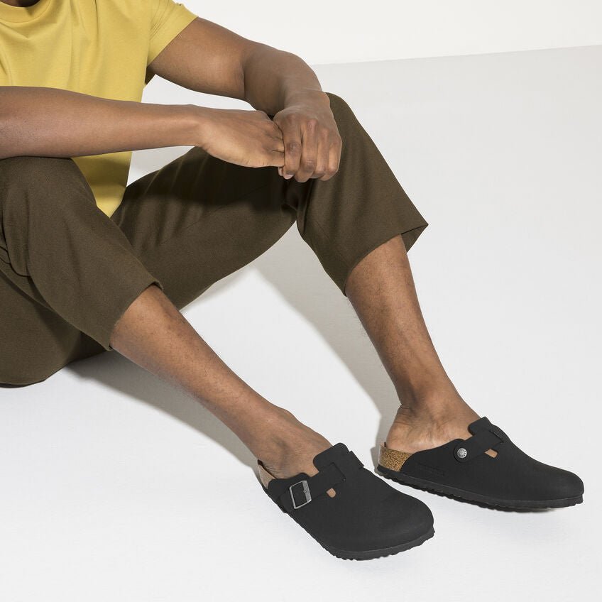 Boston | Vegan | Birkibuc | Black - Clog - Birkenstock