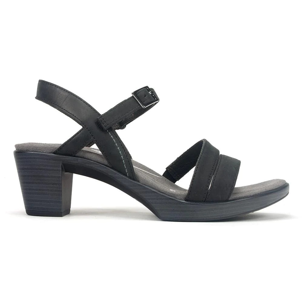 Bounty | Leather | Soft Black - Sandals - Naot