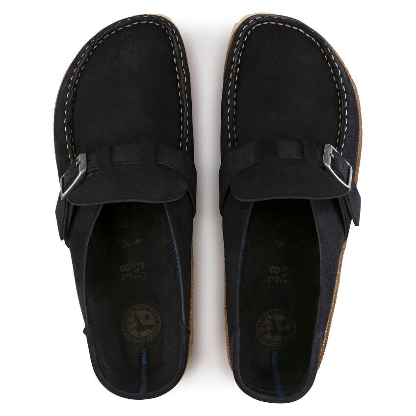 Buckley Ring Buckle | Suede | Night Blue - Clog - Birkenstock