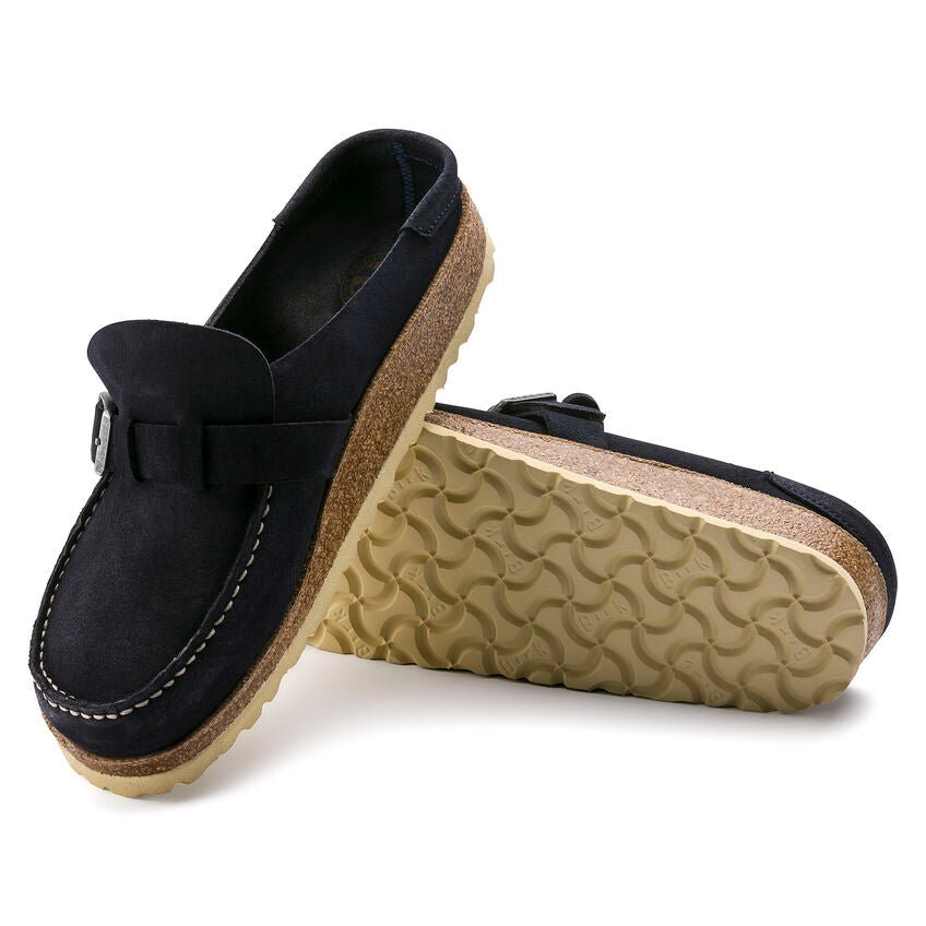 Buckley Ring Buckle | Suede | Night Blue - Clog - Birkenstock