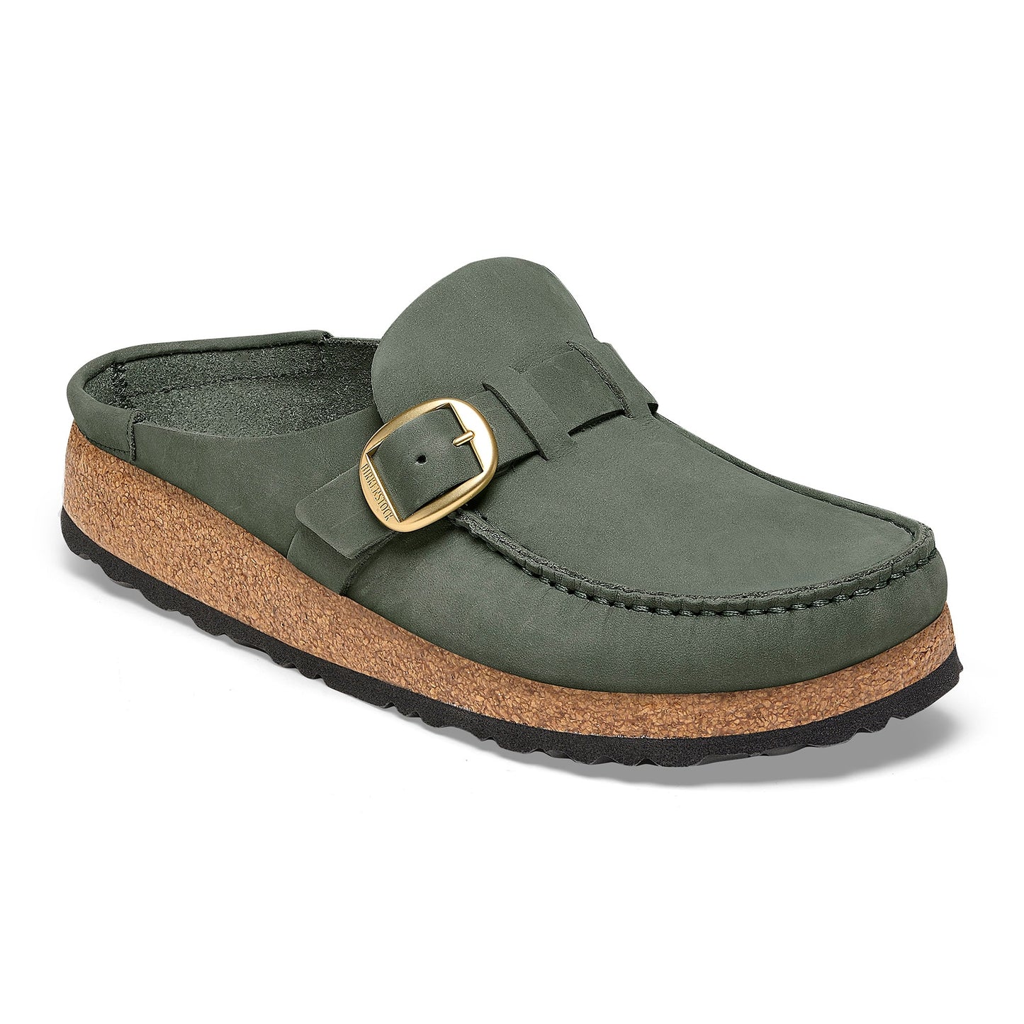 Buckley Round Buckle | Nubuck | Thyme - Clog - Birkenstock