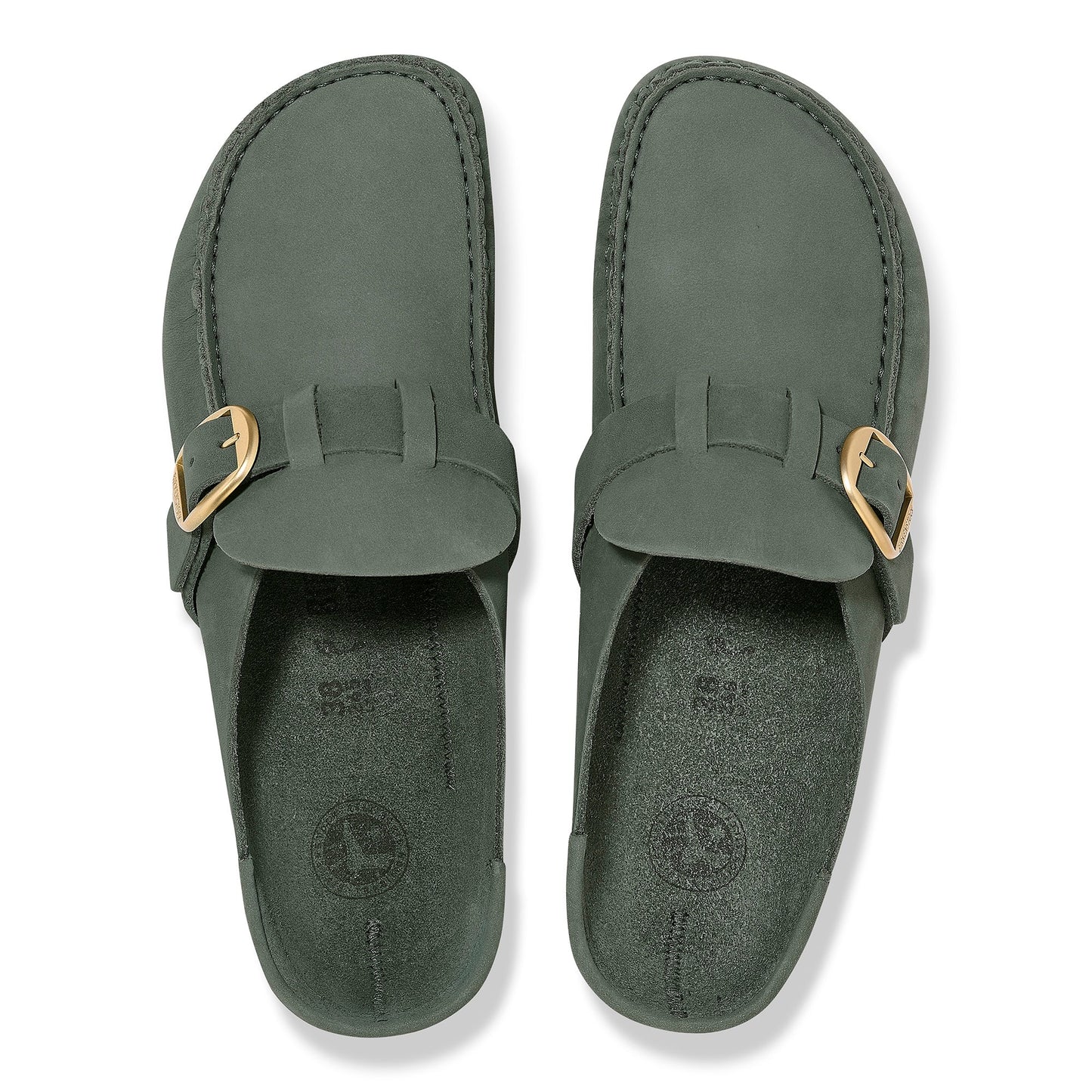 Buckley Round Buckle | Nubuck | Thyme - Clog - Birkenstock