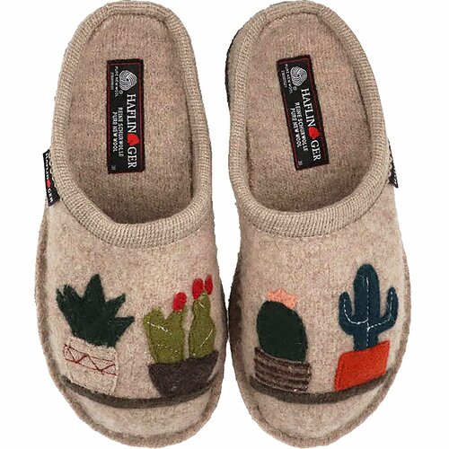 Cactus | Natural - Slippers - Haflinger