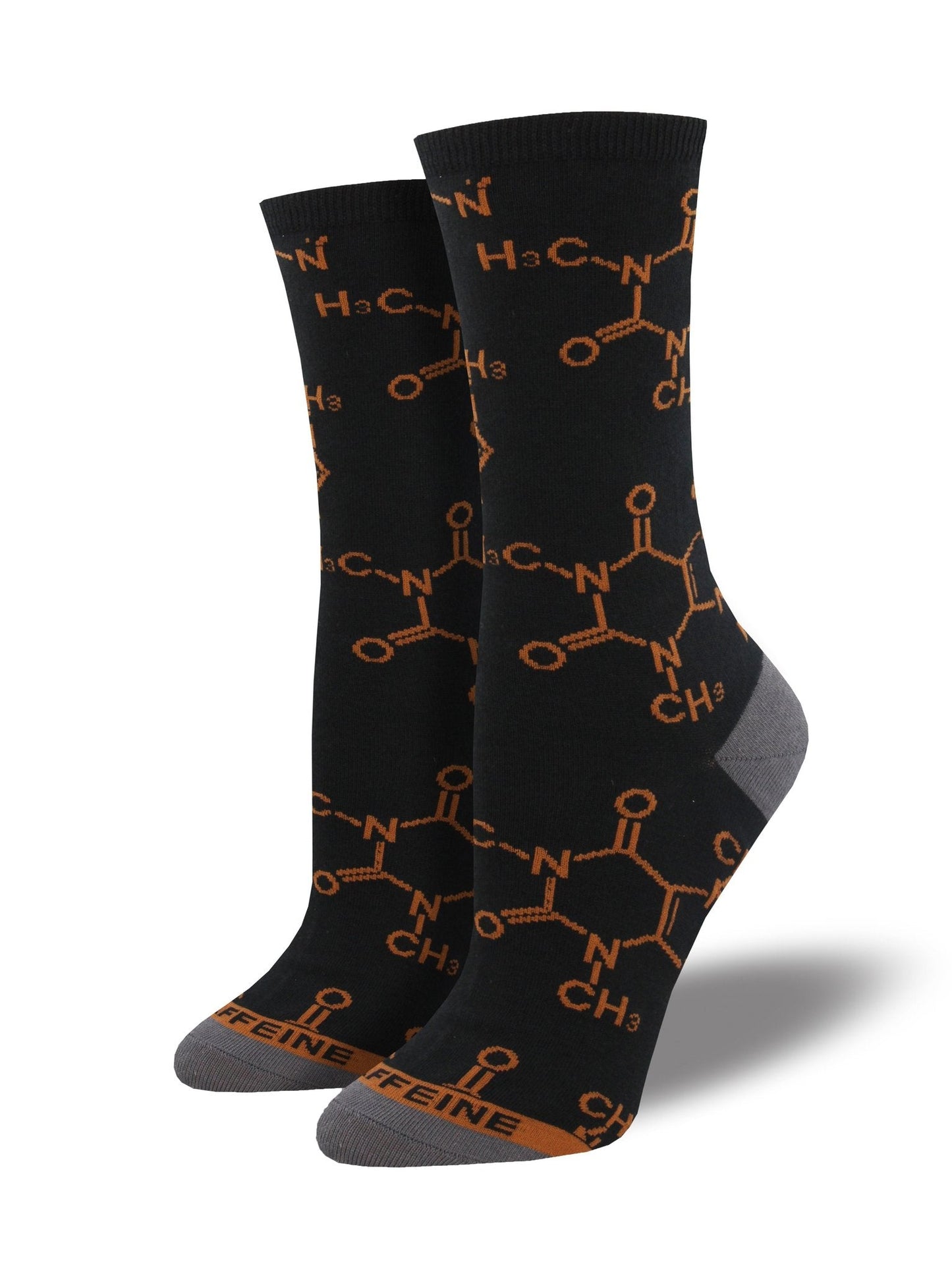 Caffeine "the Molecule" | Black - Socks - Socksmith