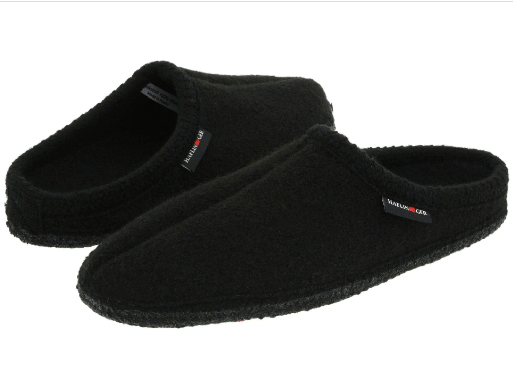 Classic Soft Sole AS | Black - Slipper - Haflinger