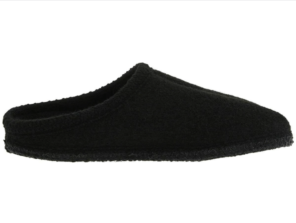 Classic Soft Sole AS | Black - Slipper - Haflinger