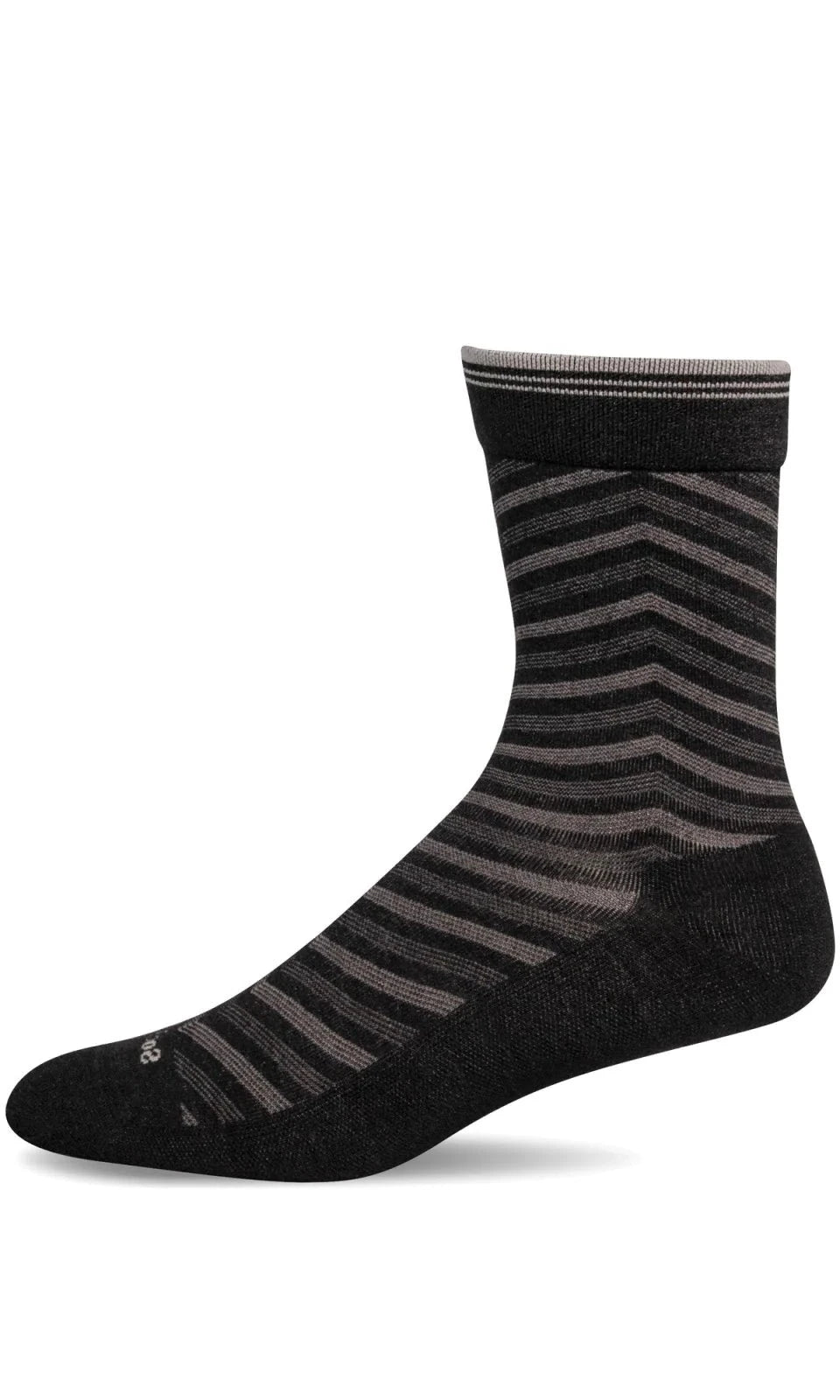 Ease Up | Relaxed Fit | Black - Socks - Sockwell