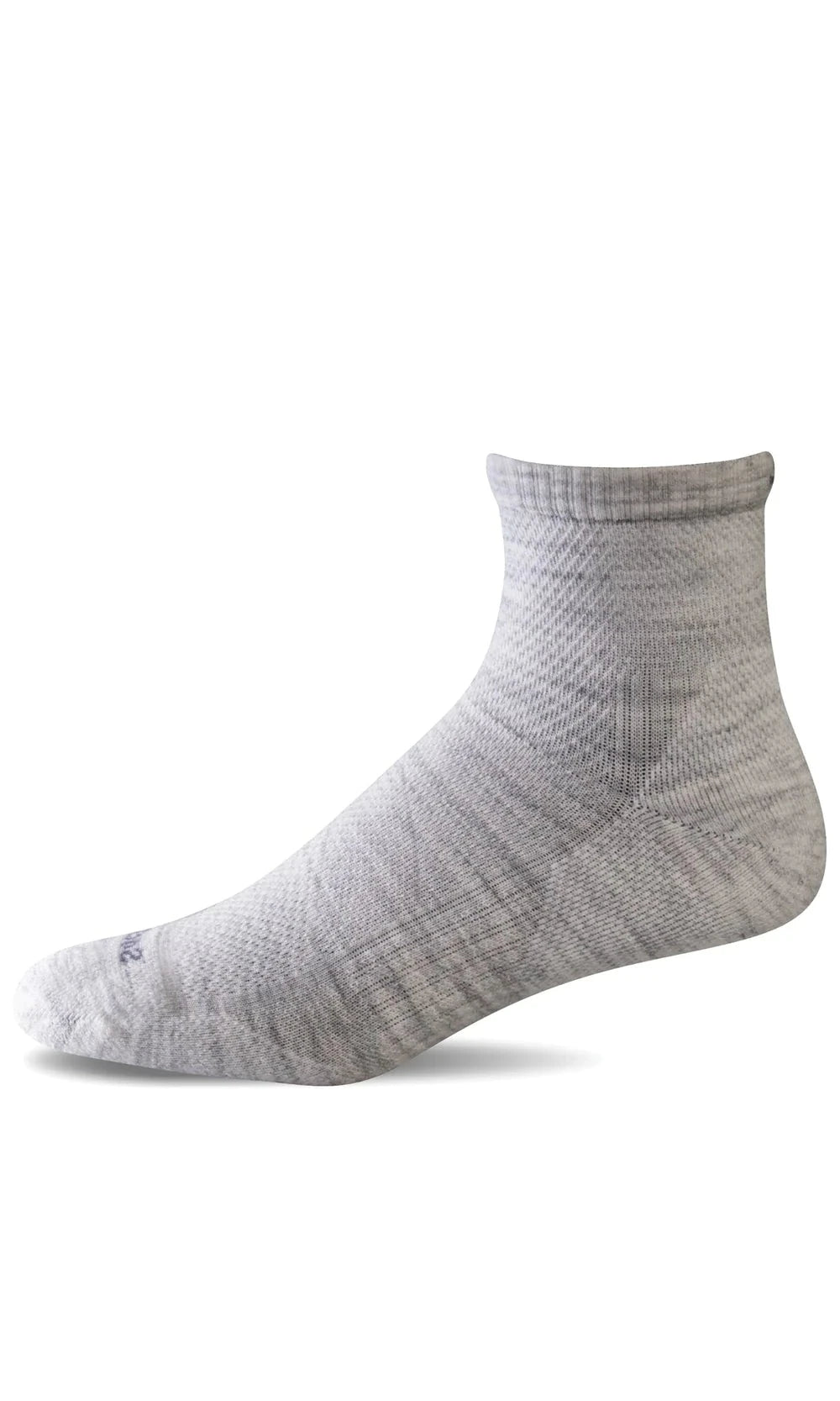 Elevate Quarter | Compression | Ash - Socks - Sockwell