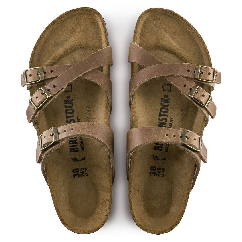 Franca | Oiled Leather | Tobacco - Sandals - Birkenstock