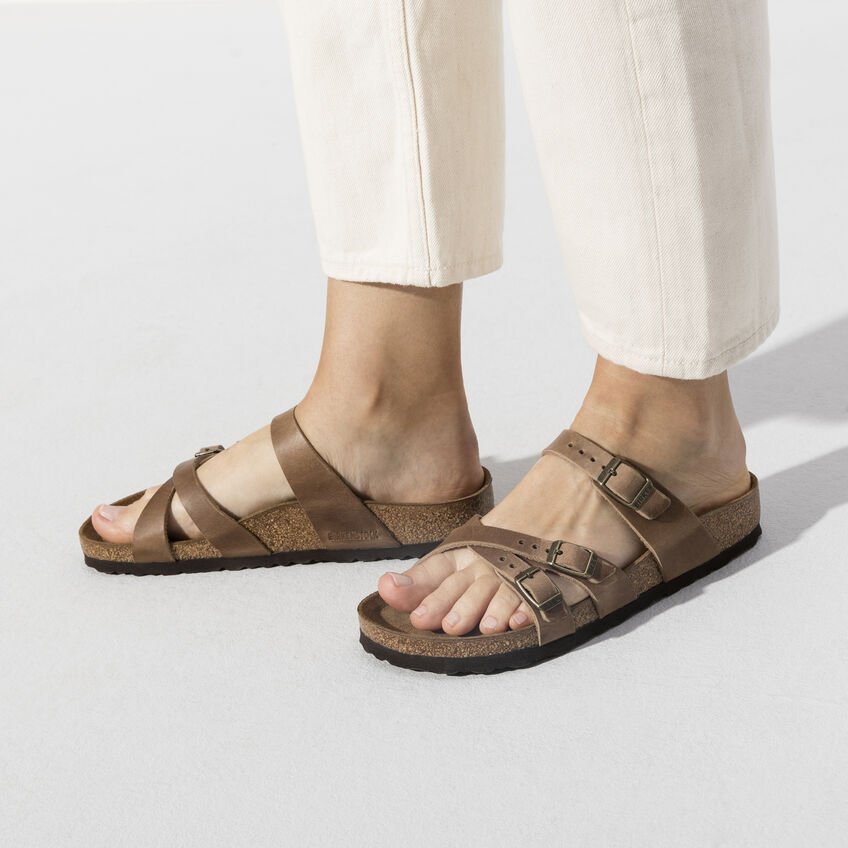 Franca | Oiled Leather | Tobacco - Sandals - Birkenstock