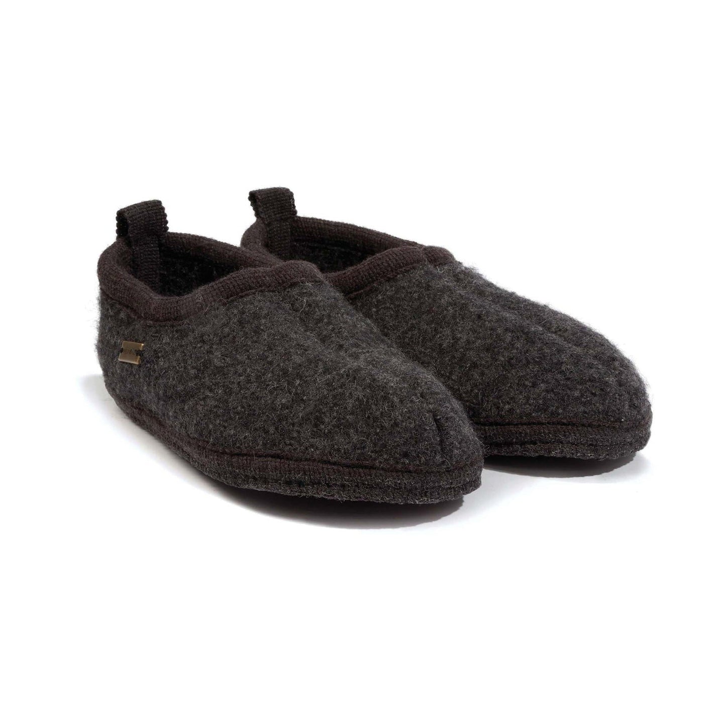 Freddie | Wool | Charcoal - Slipper - Haflinger