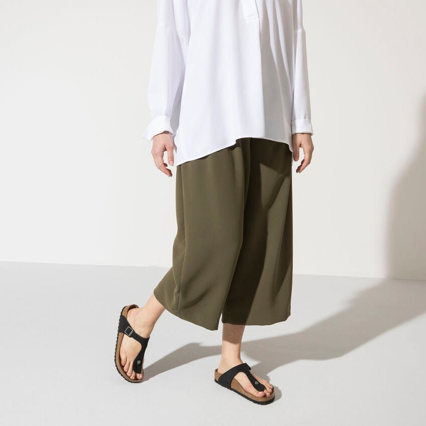 Gizeh | Vegan | Birkibuc | Black - Sandals - Birkenstock
