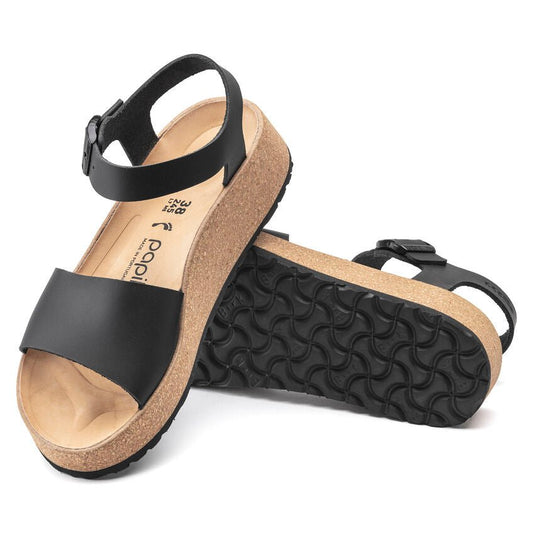 Glenda | Leather | Black - Sandals - Birkenstock
