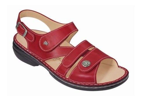 Gomera | Soft Classic | Red Light - Sandals - Finn Comfort