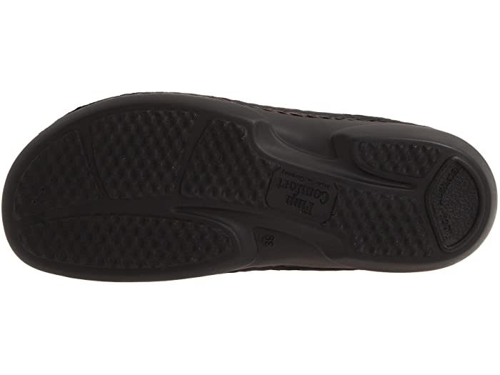 Gomera Soft Classic | Women | Black Plisseelight - Sandals - Finn Comfort