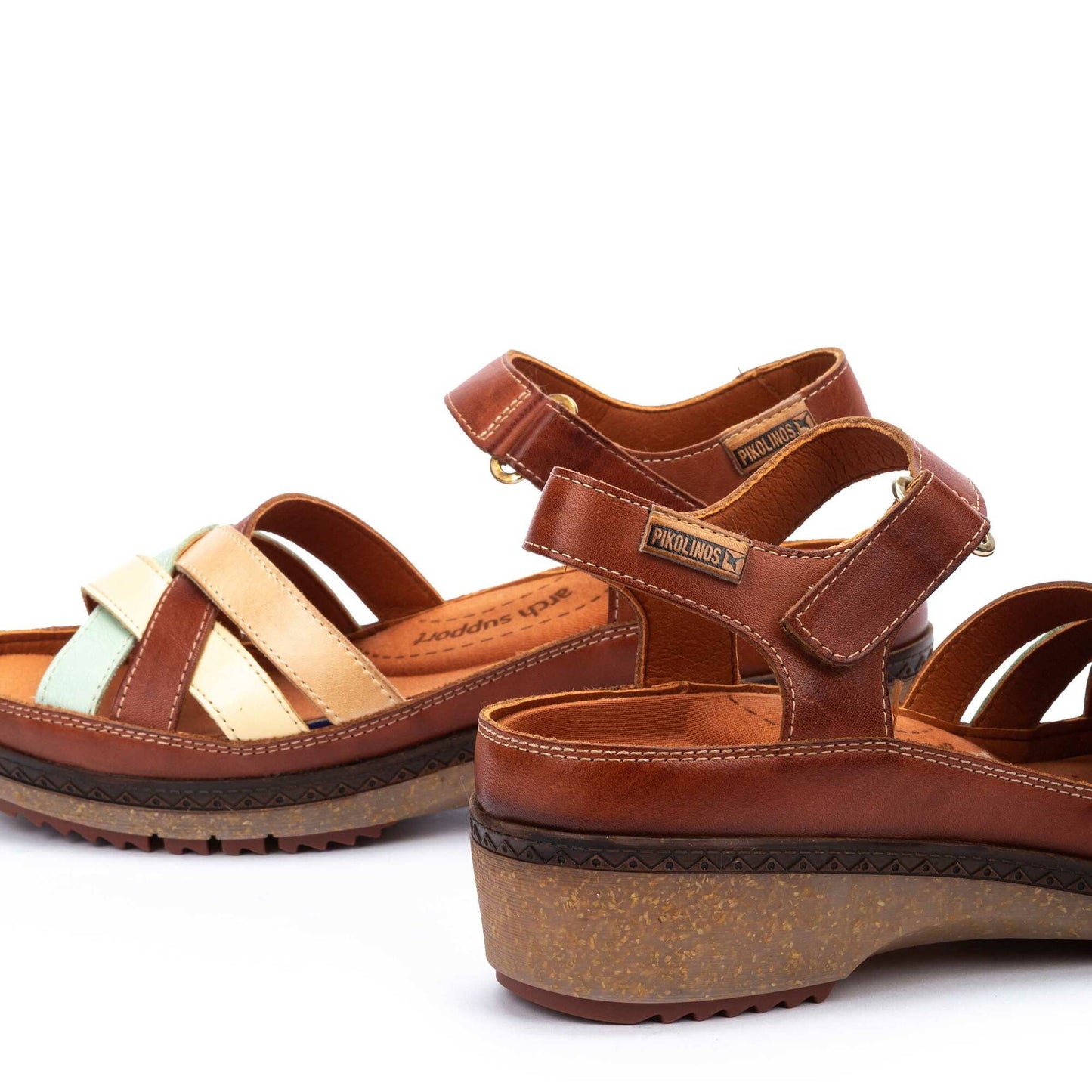 Granada Weave Sandal | Brick - Sandals - Pikolinos