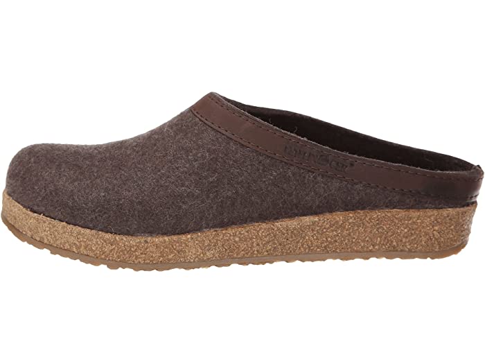 Grizzly Leather | Smokey Brown - Slipper - Haflinger