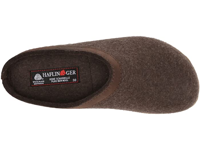 Grizzly Leather | Smokey Brown - Slipper - Haflinger