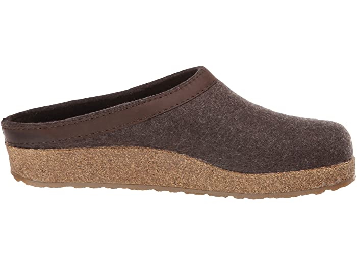 Grizzly Leather | Smokey Brown - Slipper - Haflinger