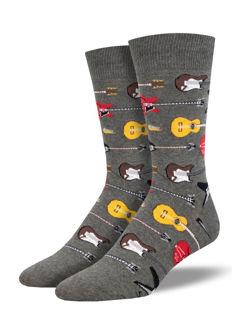 Guitar Riff | Charcoal Heather - Socks - Socksmith