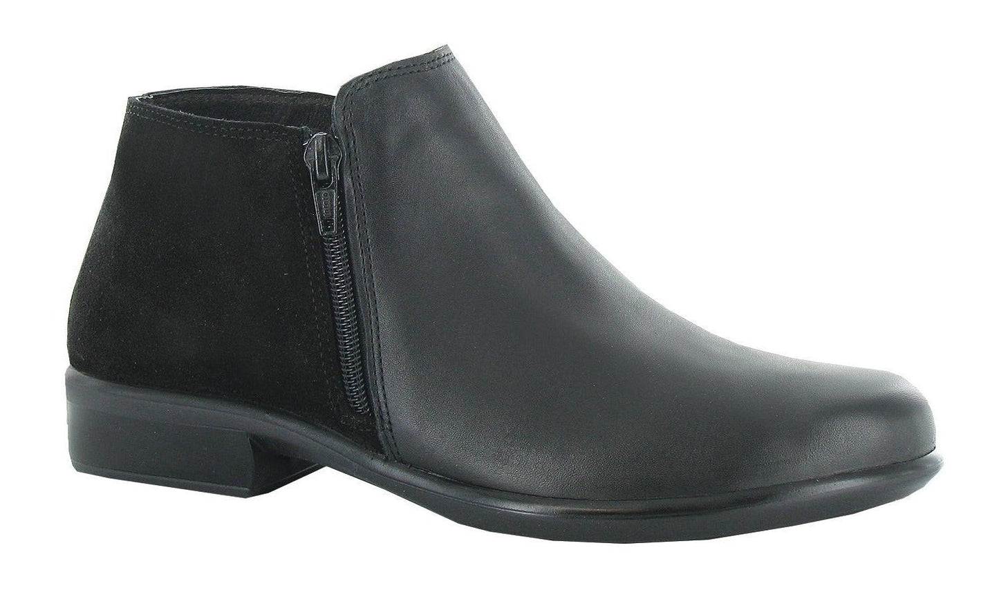 Helm | Black Raven Leather/Black Suede - Boot - Naot