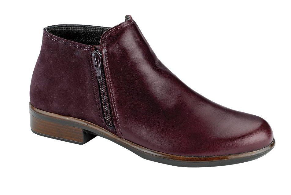 Helm | Bourdeaux Leather/Violet Nubuck - Boot - Naot