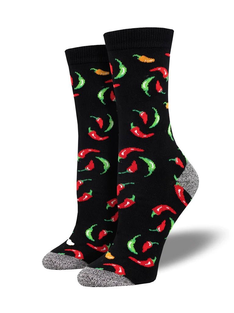 Hot On Your Heels | Bamboo | Black - Socks - Socksmith